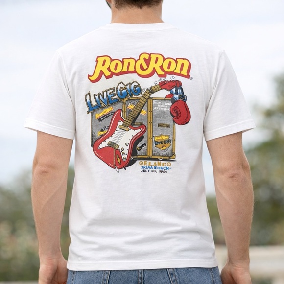 1995 Ron & Ron Radio live gig T-shirt extremely rare